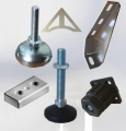 Leveling feet and accessories