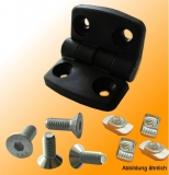 Hinge 20x20 light B-Type slot 6