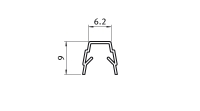 Cover and Reduction Profile B-Type slot 6