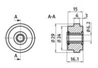 Roller  29mm B-Type slot 6