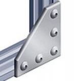 Node plate nickel plated aluminum 60x60