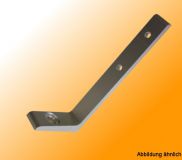 Floor bracket anodized aluminum 20 wide / high 140