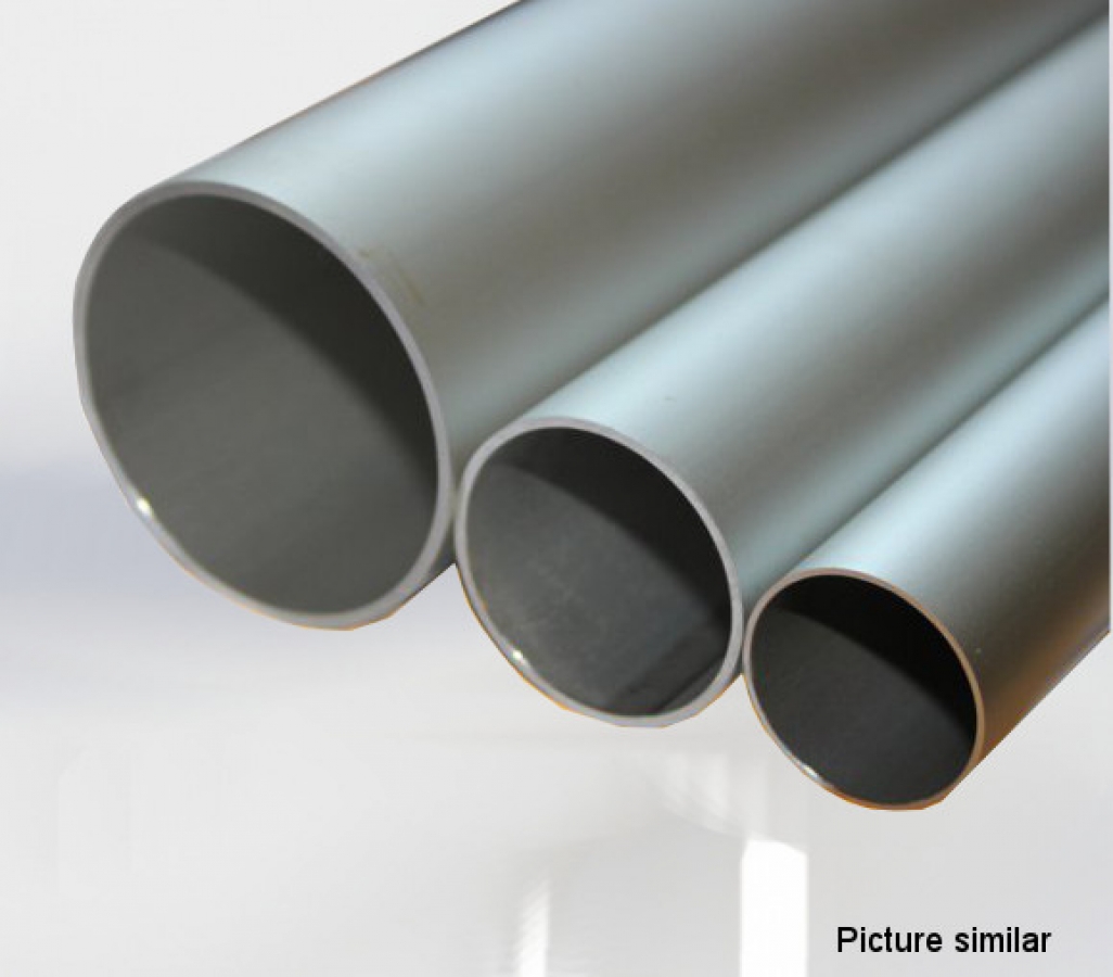 Circular tube aluminium anodized 28x2mm