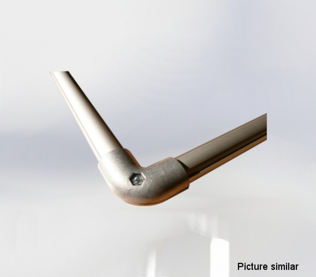 Corner connector for round tube 28mm