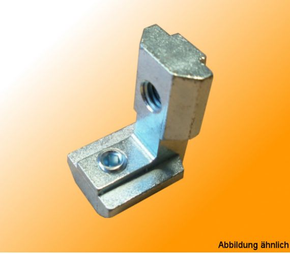 Winkel 90° Innenwinkel Zinkdruckguss 30 B-Typ Nut 8 