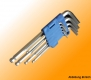 Allen wrench- set 9 pieces